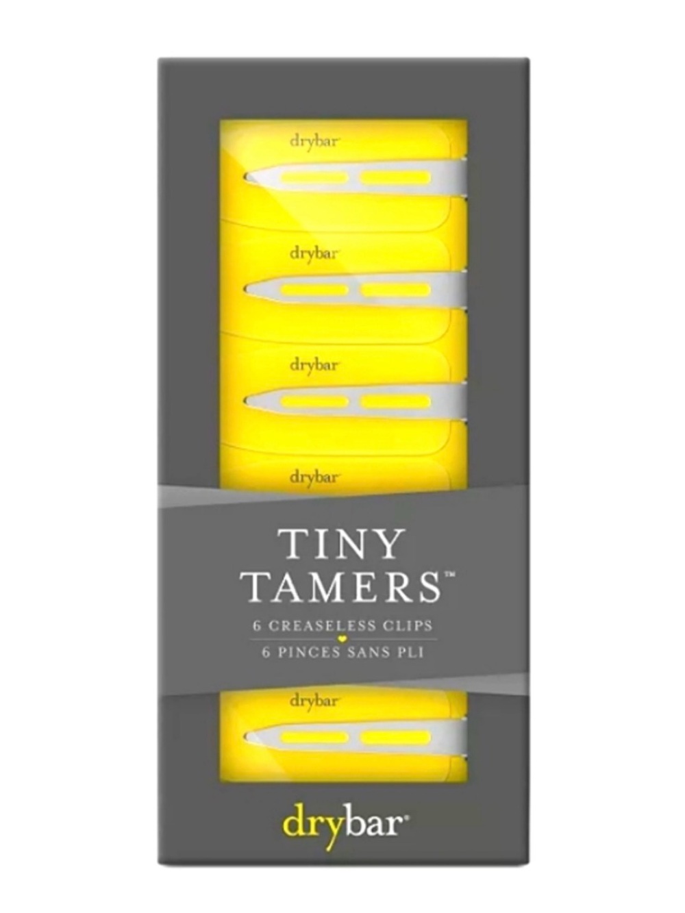 Drybar Tiny Tamers Creaseless Clips - Yellow with White Accents